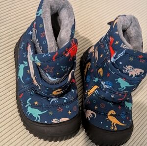 Jan & Jul Baby Dinosaur Print Winter Boots